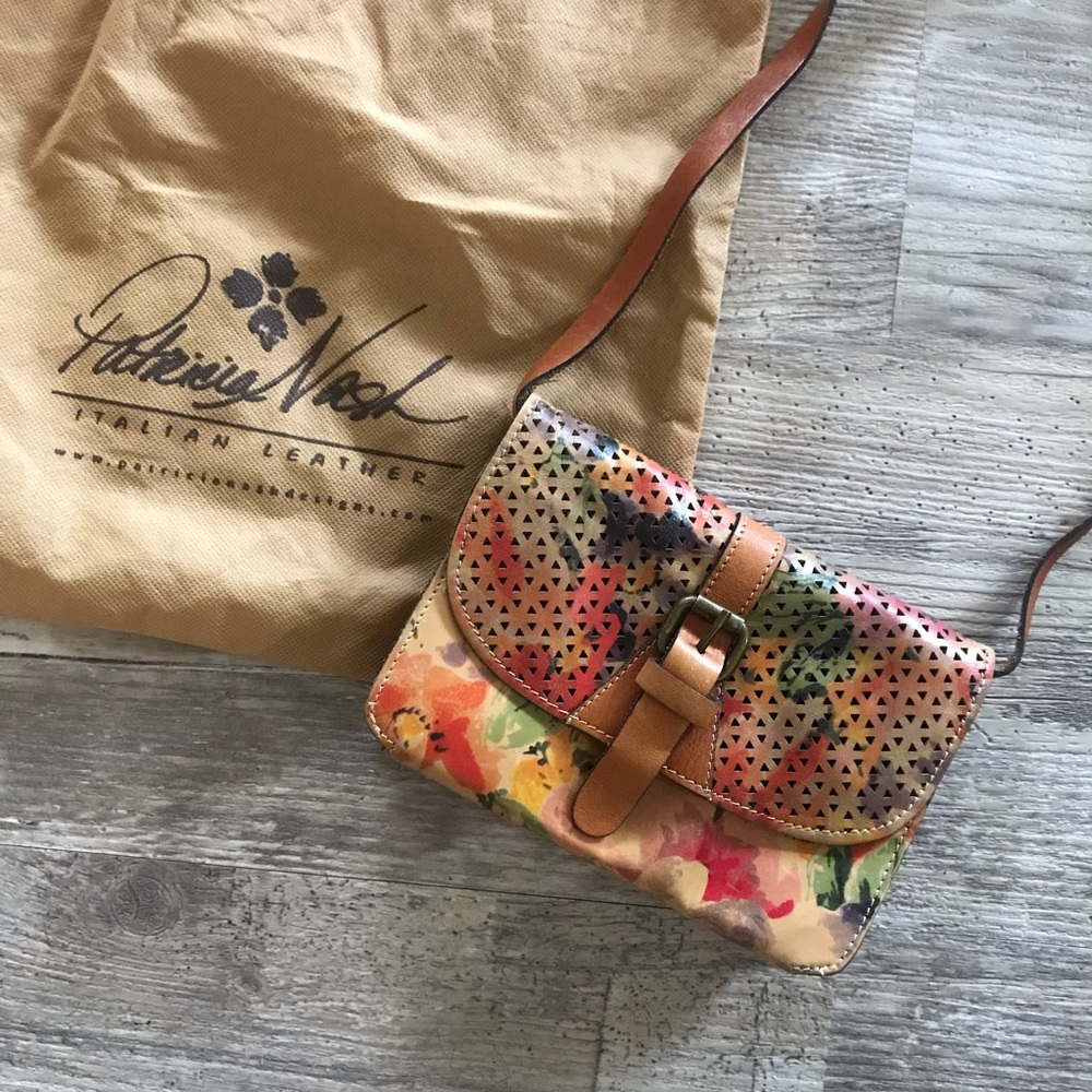 Patricia Nash floral crossbody purse